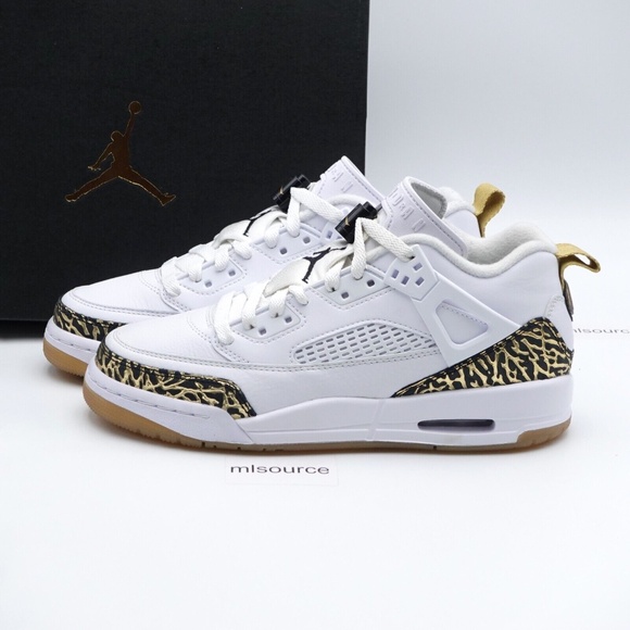 SLD NEW Jordan Spizike Low BG Sneakers HJ9022-100 White - Picture 1 of 7